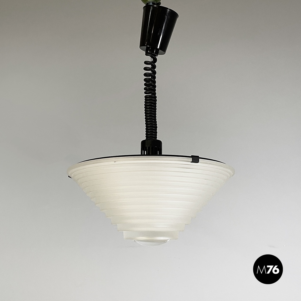 Lampadario Egina di Angelo Mangiarotti per Artemide, 1970 ca.