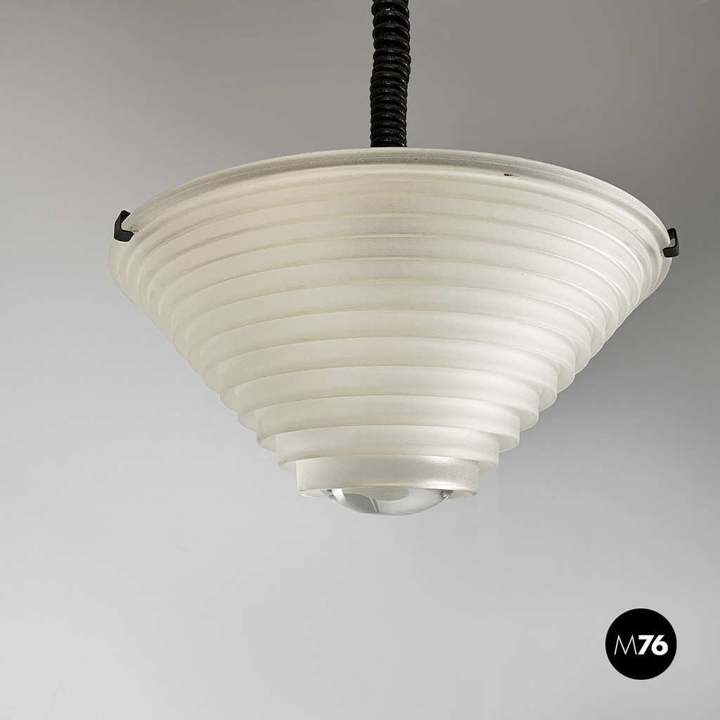 Lampadario Egina di Angelo Mangiarotti per Artemide, 1970 ca.