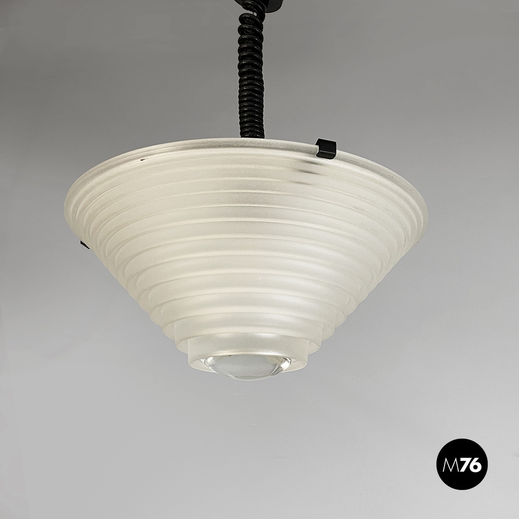 Lampadario Egina di Angelo Mangiarotti per Artemide, 1970 ca.
