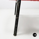 Sdraio in scooby rosso e metallo, 1960 ca.