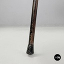 Sedie in formica marrone e metallo nero, 1960 ca. 