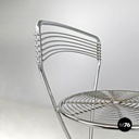 Sgabello in metallo cromato, 2000 ca.