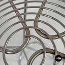 Sgabello in metallo cromato, 2000 ca.