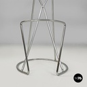 Sgabello in metallo cromato, 2000 ca.