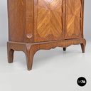 Mobile in legno con ante decorate, 1850 ca. 