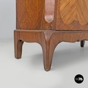 Mobile in legno con ante decorate, 1850 ca. 