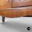 Mobile in legno con ante decorate, 1850 ca. 