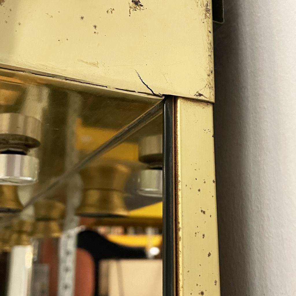 Specchio da parete con lampade, 1980 ca.