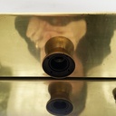 Specchio da parete con lampade, 1980 ca.