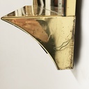 Specchio da parete con lampade, 1980 ca.