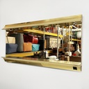 Specchio da parete con lampade, 1980 ca.