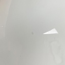 Lampada da tavolo in vetro opalino e acciaio, 1970 ca.