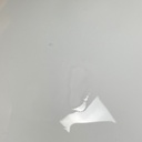 Lampada da tavolo in vetro opalino e acciaio, 1970 ca.