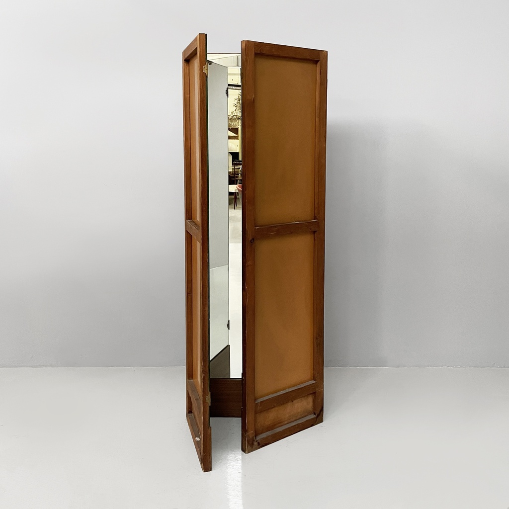 Specchio da terra in legno, 1940 ca.