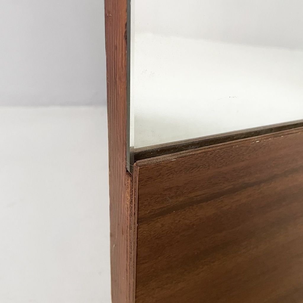 Specchio da terra in legno, 1940 ca.