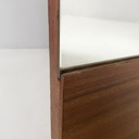 Specchio da terra in legno, 1940 ca.