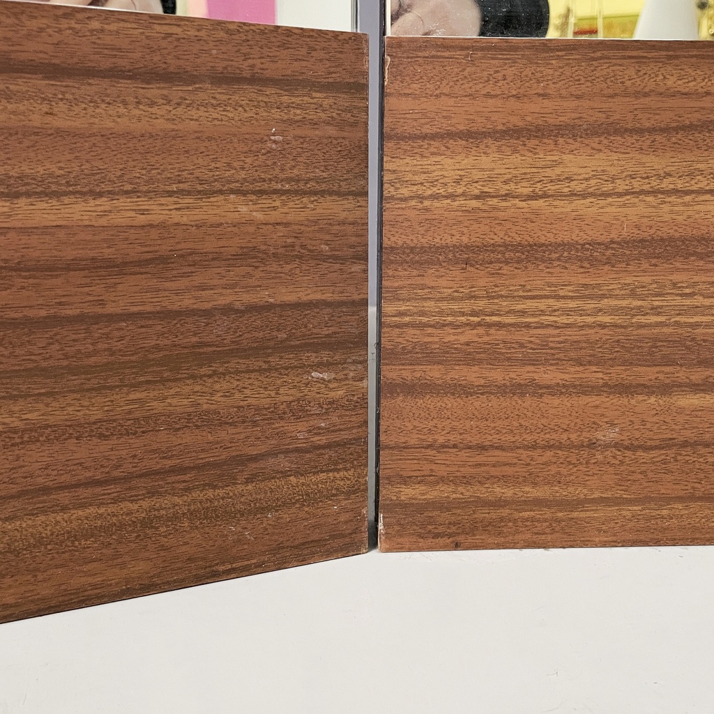 Specchio da terra in legno, 1940 ca.