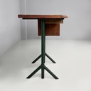 Scrivania in legno e metallo, 1960 ca.