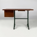 Scrivania in legno e metallo, 1960 ca.