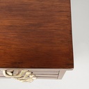 Scrivania in legno e metallo, 1960 ca.