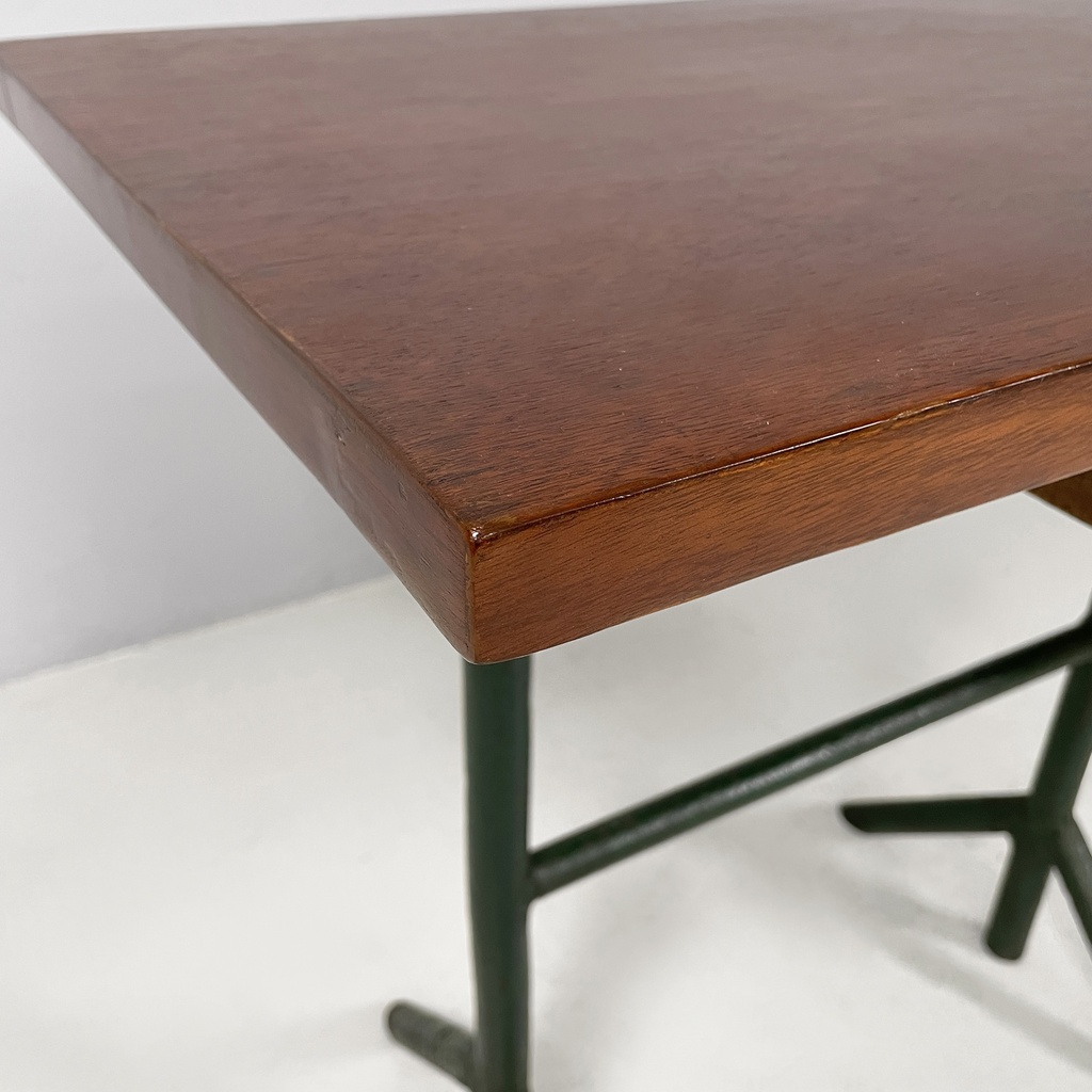 Scrivania in legno e metallo, 1960 ca.