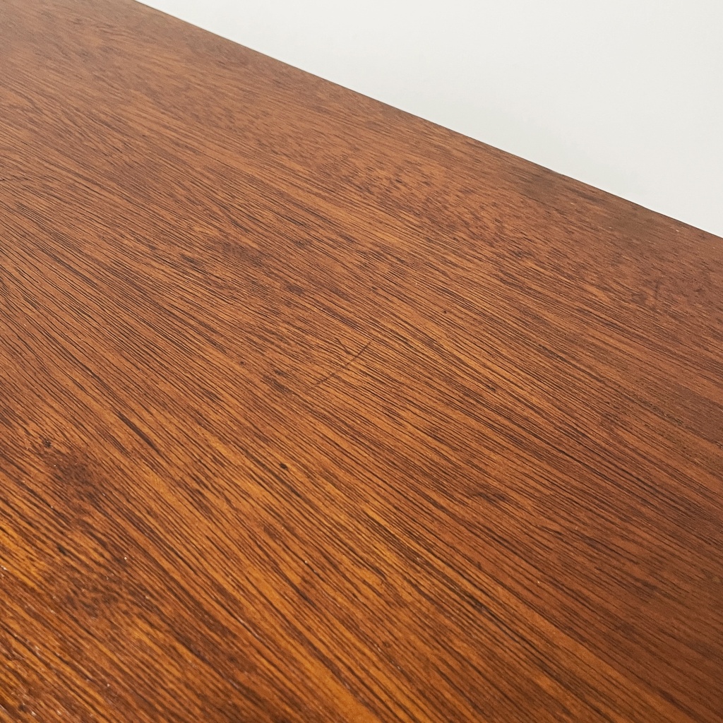 Scrivania in legno e metallo, 1960 ca.