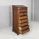 Cassettiera con leggio in legno, 1800 ca.