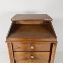 Cassettiera con leggio in legno, 1800 ca.