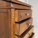 Cassettiera con leggio in legno, 1800 ca.