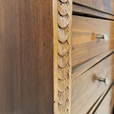 Cassettiera con leggio in legno, 1800 ca.