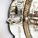 Specchio da parete con acidature, 1900 ca.