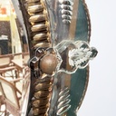 Specchio da parete con acidature, 1900 ca.