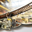 Specchio da parete con acidature, 1900 ca.