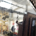 Specchio da parete con acidature, 1900 ca.