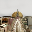 Specchio da parete con acidature, 1900 ca.