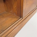 Credenza in legno con vetri colorati, 1930 ca.