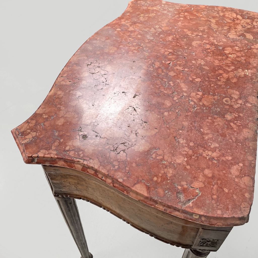 Consolle in marmo e legno, 1600 ca.