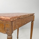 Consolle in marmo e legno, 1600 ca.