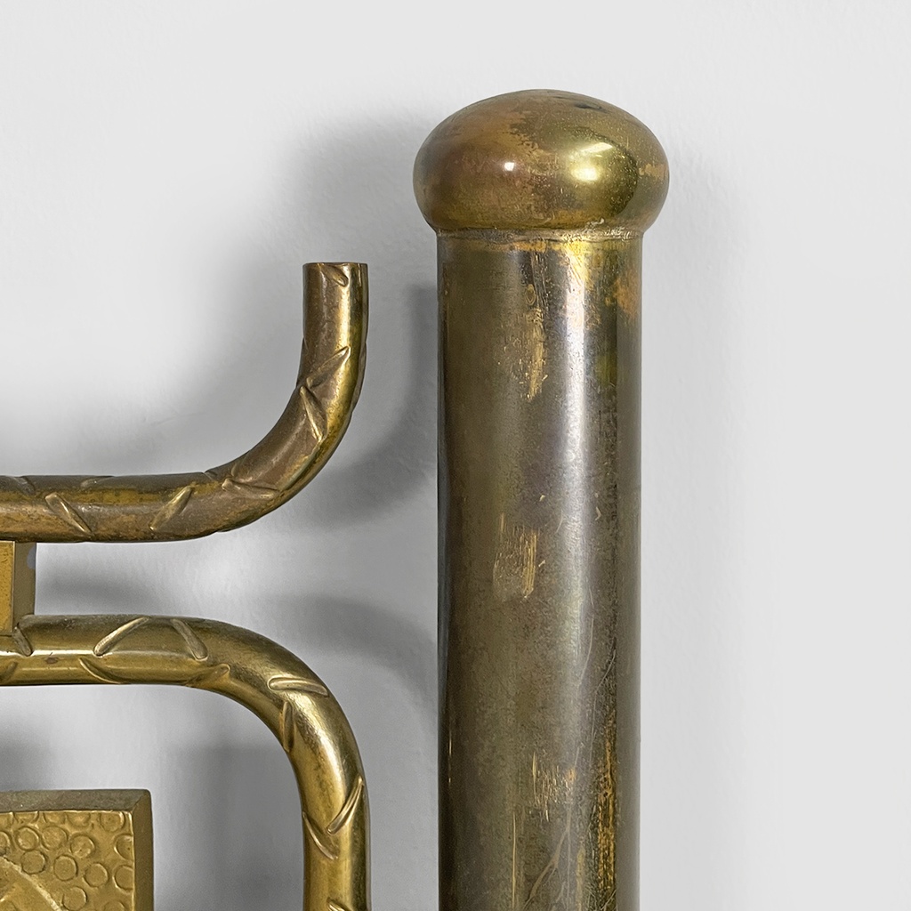 Testiera del letto di Osvaldo Borsani e Arnaldo Pomodoro per Atelier Borsani Varedo, 1950 ca.