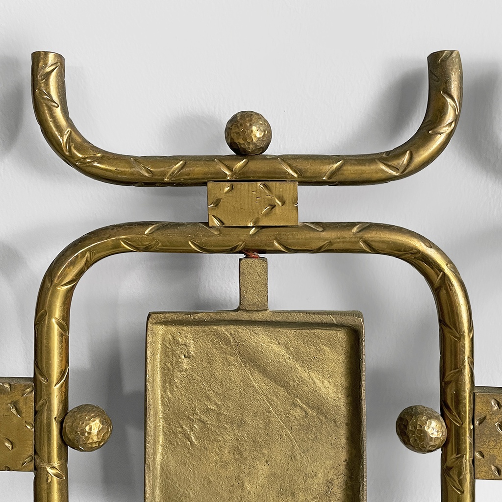 Testiera del letto di Osvaldo Borsani e Arnaldo Pomodoro per Atelier Borsani Varedo, 1950 ca.