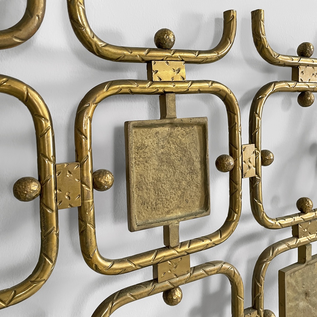 Testiera del letto di Osvaldo Borsani e Arnaldo Pomodoro per Atelier Borsani Varedo, 1950 ca.