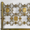 Testiera del letto di Osvaldo Borsani e Arnaldo Pomodoro per Atelier Borsani Varedo, 1950 ca.