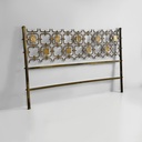 Testiera del letto di Osvaldo Borsani e Arnaldo Pomodoro per Atelier Borsani Varedo, 1950 ca.