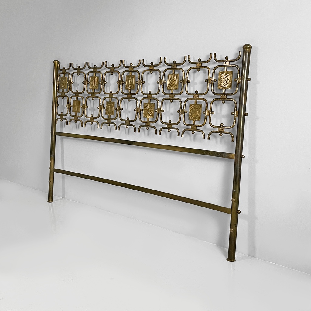 Testiera del letto di Osvaldo Borsani e Arnaldo Pomodoro per Atelier Borsani Varedo, 1950 ca.