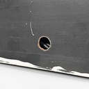 Red plastic and white writing cinema or theater sign, 1960s