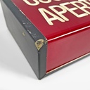 Red plastic and white writing cinema or theater sign, 1960s