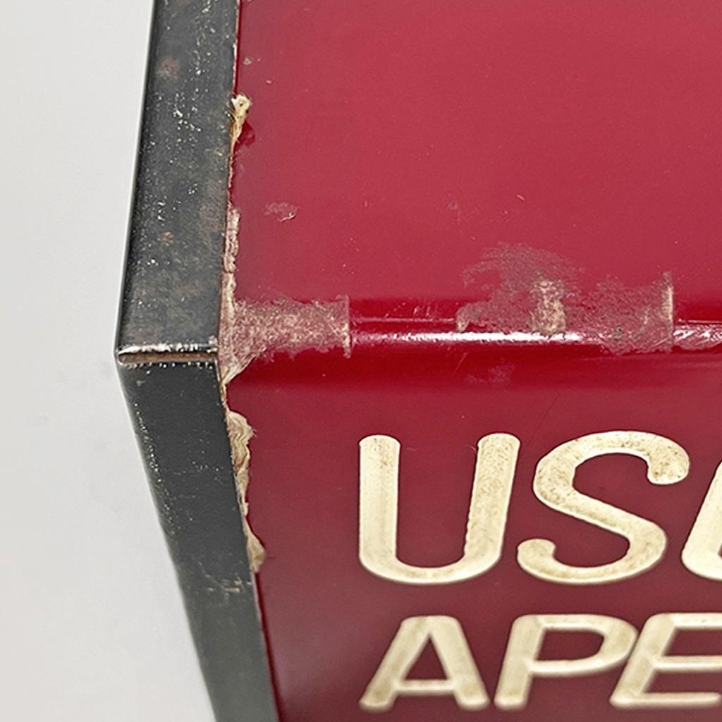 Red plastic and white writing cinema or theater sign, 1960s