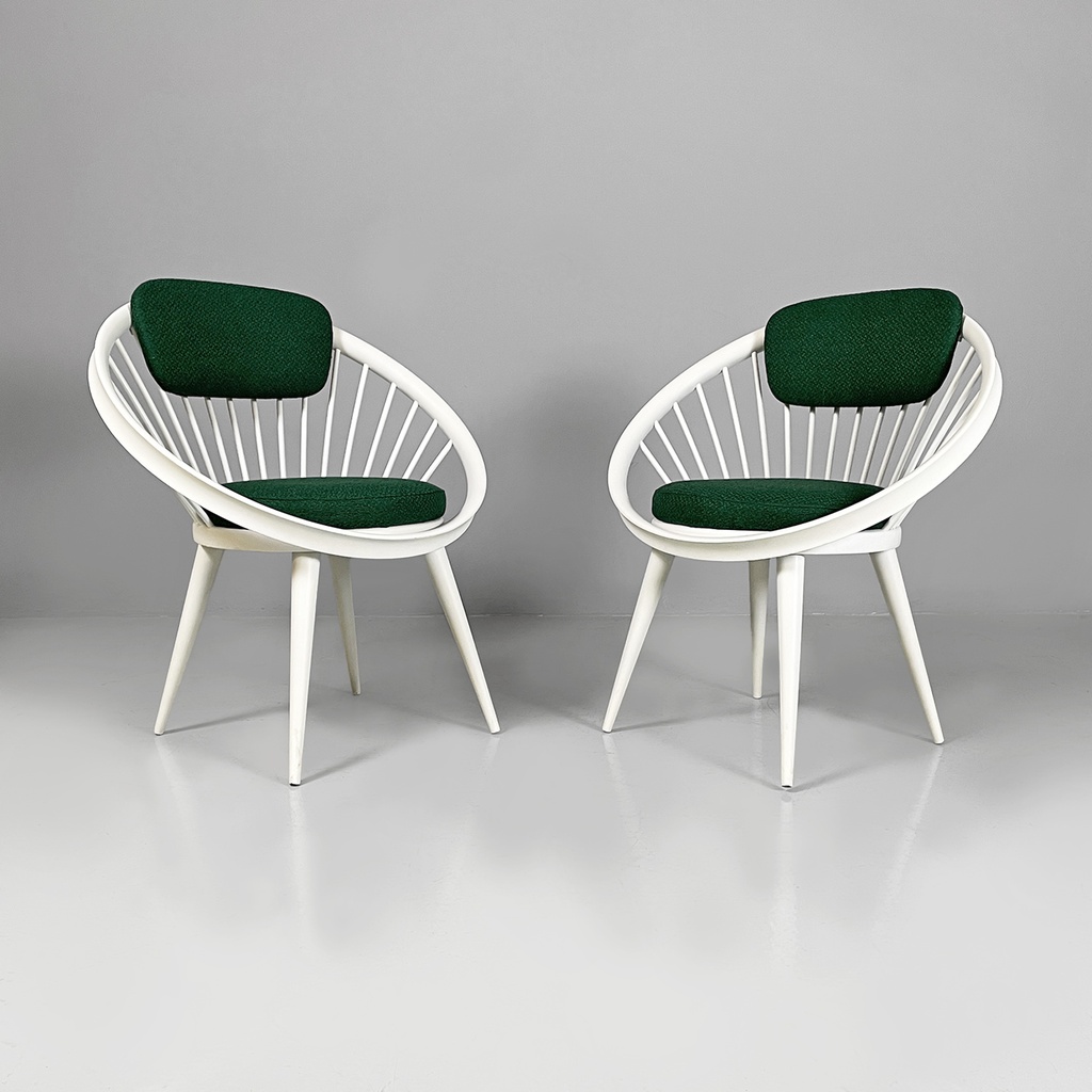 Circle armchairs by Yngve Ekström for Ese Mobler Ab Sweden, 1960s