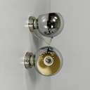 Applique orientabili in acciaio, 1970 ca.