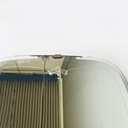 Specchio da parete con dettagli in ottone, 1940 ca.